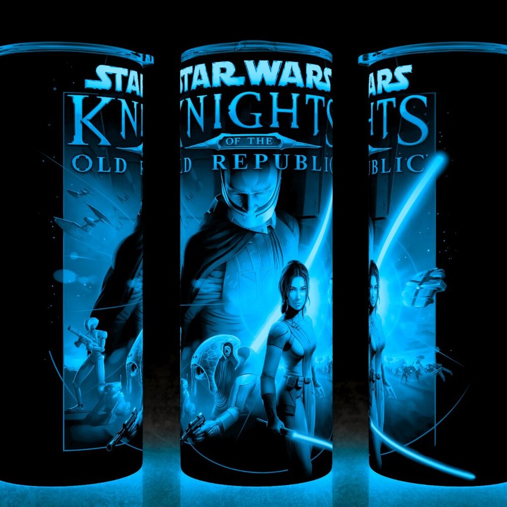 Glow in the Dark Star Wars Knights of the Old Republic  Cup Mug Tumbler 20oz